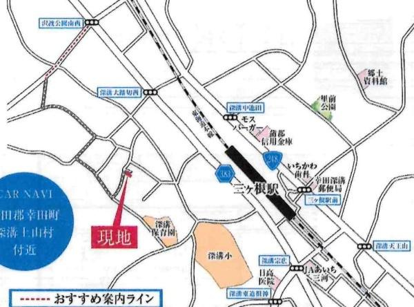 幸田町深溝　全2棟・2号棟のその他|交通アクセス図です。