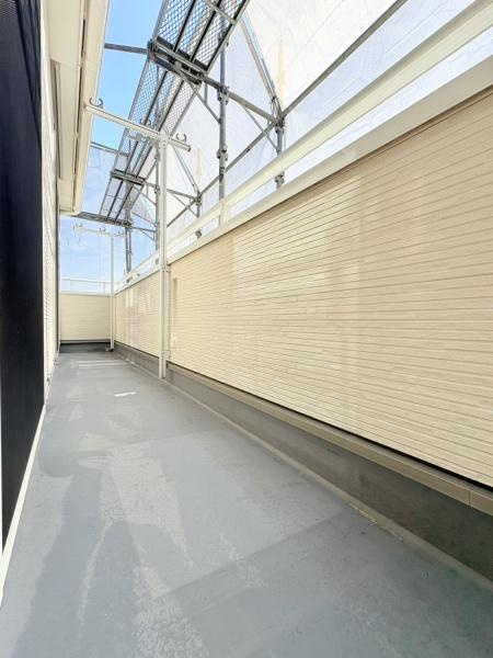 横浜市港北区小机町の中古一戸建のバルコニー|リフォーム中