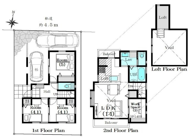 【横浜市瀬谷区阿久和東3丁目37-5新築戸建て】★仲介手数料無料★（原小学校・原中学校）の間取り