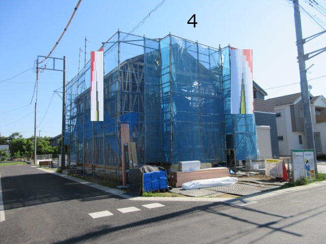 【仲介手数料無料】新築戸建　東松山市和泉町6付近の前面道路含む現地写真