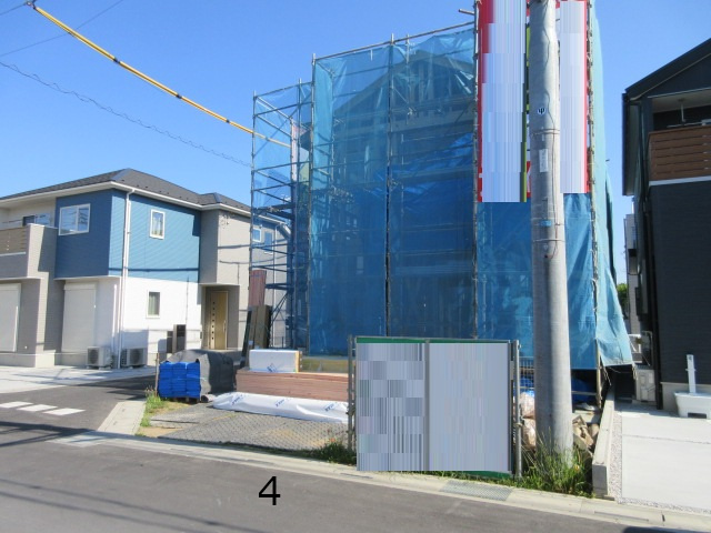 【仲介手数料無料】新築戸建　東松山市和泉町6付近の前面道路含む現地写真