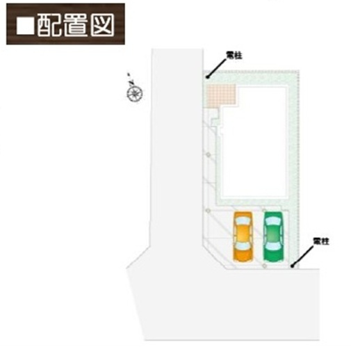 【仲介手数料無料】新築戸建　東松山市和泉町6付近の区画図
