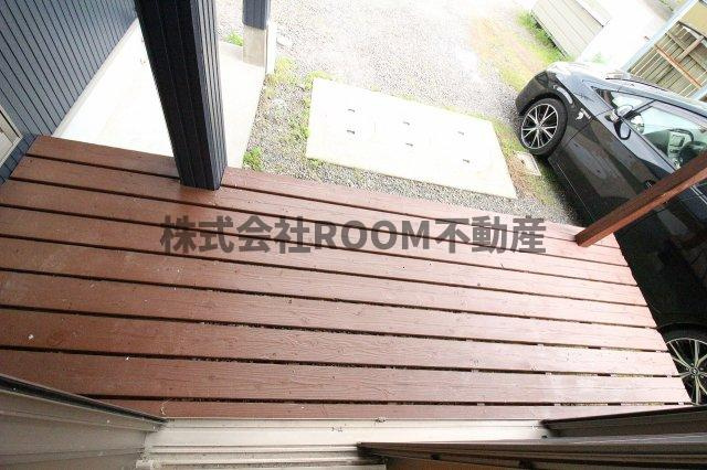 チェリーハイムのバルコニー|陽当たり良好なバルコニーです