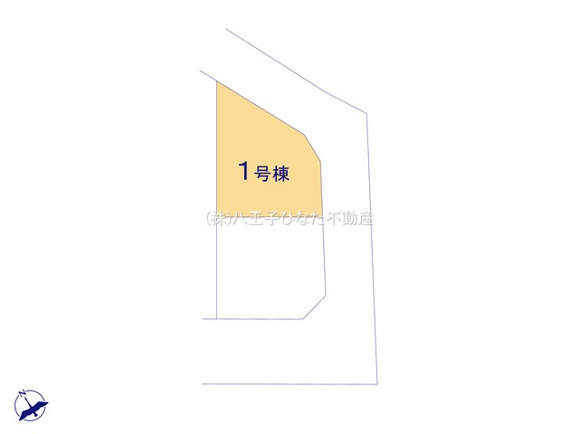 『八王子市新築戸建て』八王子市七国1-16-14【仲介手数料無料】　３期の区画図|～仲介手数料無料☆八王子ひなた不動産～八王子市七国　新築戸建て