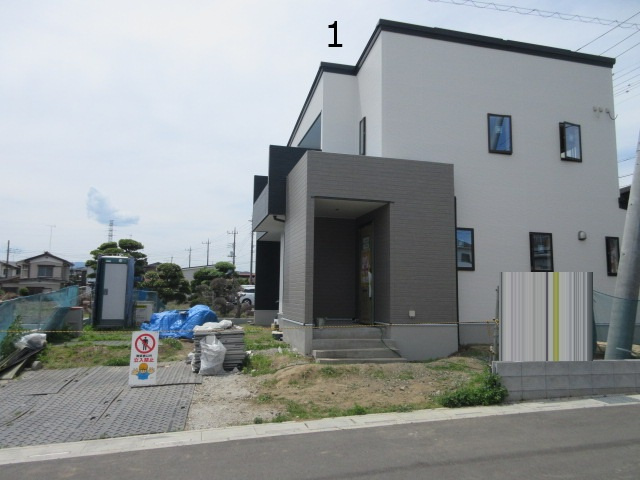 【仲介手数料無料】新築戸建　滑川町月輪940-22（全4棟）の前面道路含む現地写真