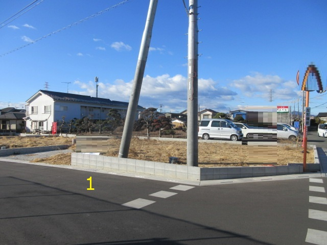 【仲介手数料無料】新築戸建　滑川町月輪940-22（全4棟）の前面道路含む現地写真