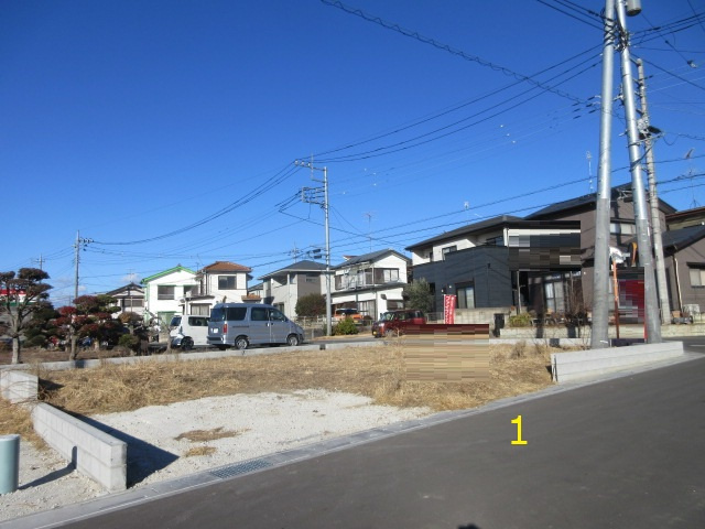 【仲介手数料無料】新築戸建　滑川町月輪940-22（全4棟）の前面道路含む現地写真