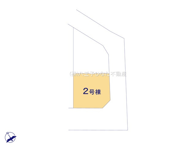 『八王子市新築戸建て』八王子市七国1-16-14【仲介手数料無料】　３期の区画図|～仲介手数料無料☆八王子ひなた不動産～八王子市七国　新築戸建て