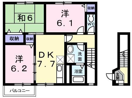さわやか壱番館の間取り