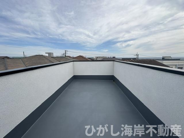 鎌倉市七里ガ浜２丁目　新築戸建のバルコニー|ルーフバルコニー