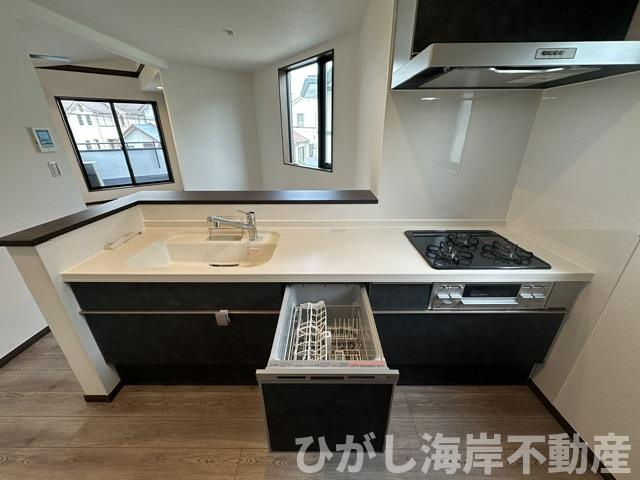 鎌倉市七里ガ浜２丁目　新築戸建のキッチン|食洗器付きシステムキッチン