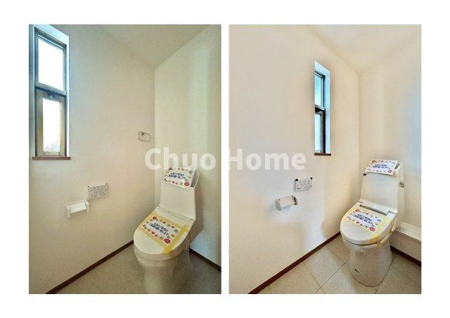 葛飾区東水元4丁目中古住宅のトイレ|【トイレ】温水洗浄便座機能付きトイレ。温水洗浄便座は清潔にお使いいただくための大切なアイテムです。