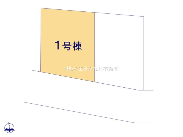 『八王子市新築戸建て』八王子市富士見町7-6【仲介手数料無料】　７期の区画図|～仲介手数料無料☆八王子ひなた不動産～　八王子市富士見町　新築戸建て
