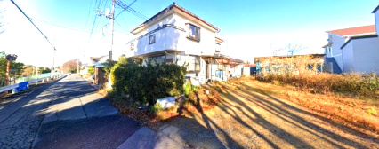 売地　野田市上花輪の外観|古家あり