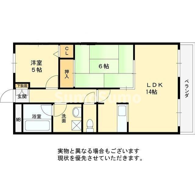レ・ブローニュの間取り