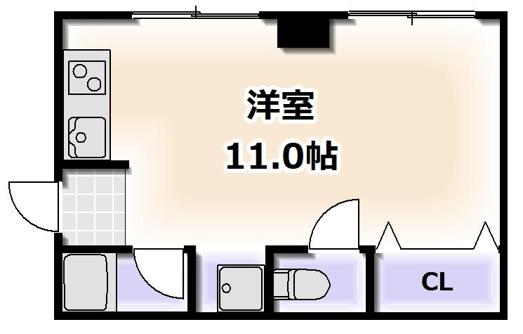 松栄ハイツの間取り