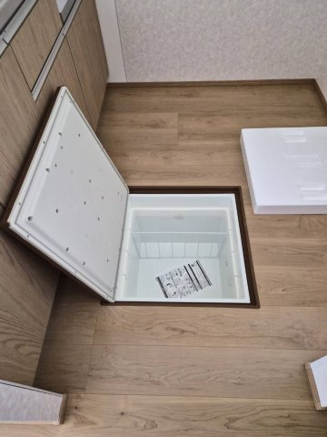 サニーヒル　Bの設備|キッチンに床下収納がございます。