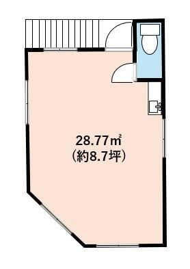 貸事務所(一部) 平塚市明石町の間取り