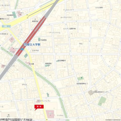 【地図】 | バーミープレイス都立大学