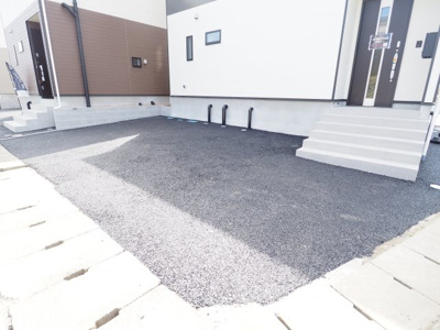 【駐車場】 | Cradle garden　伊達市梁川町御八郎第１　１号棟 | ★内覧予約で新米2kg★