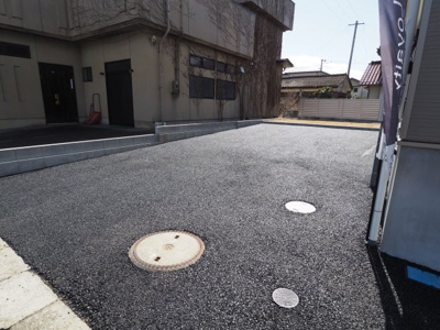 【駐車場】 | Cradle garden　伊達市梁川町御八郎第１　３号棟 | ★内覧予約でブランド米2kg★