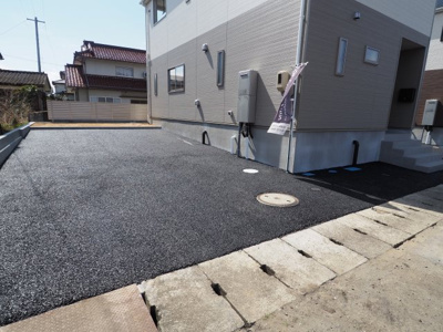 【駐車場】 | Cradle garden　伊達市梁川町御八郎第１　３号棟 | ★内覧予約でブランド米2kg★