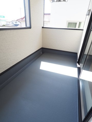【バルコニー】 | Cradle garden　伊達市梁川町御八郎第１　２号棟 | ★内覧予約でブランド米2kg★