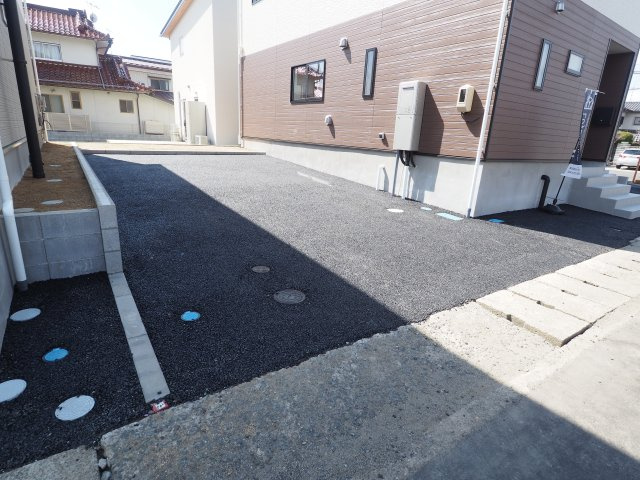 【駐車場】 | Cradle garden　伊達市梁川町御八郎第１　２号棟 | ★内覧予約で新米2kg★