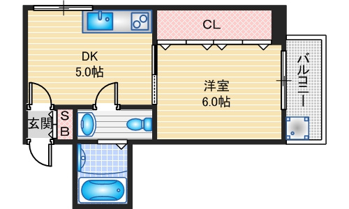 シャトーポポの間取り