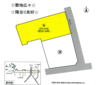 【土地図】 | 藤岡市森新田　売土地