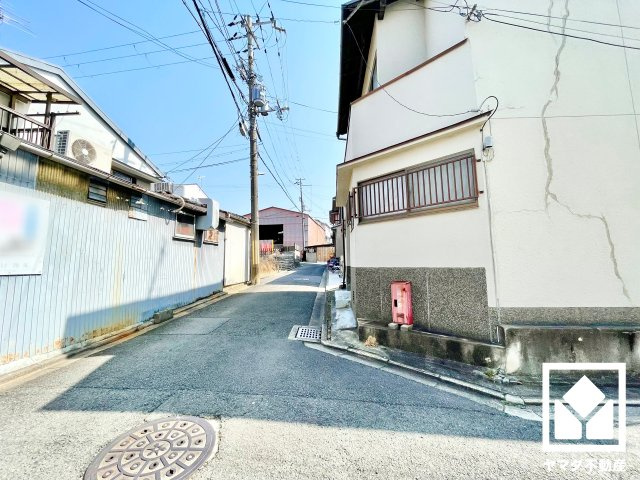 伏見区深草相深町の前面道路含む現地写真