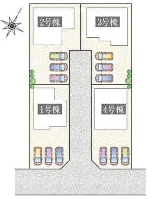 【区画図】 | 富士市今泉Ⅴ　新築戸建て　1号棟