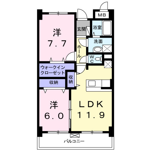ラヴィカルムの間取り