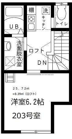 グランレイム神楽坂の間取り