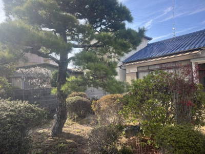 【庭】 | 西神吉町大国平屋戸建て | お庭の付いた物件です