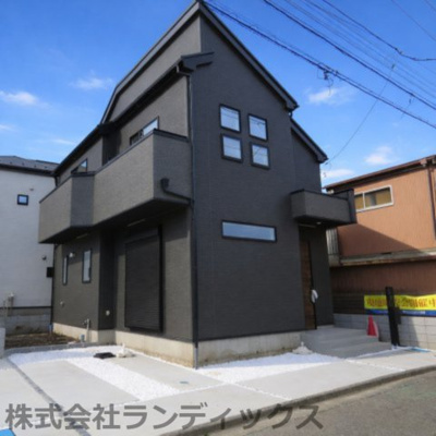 【外観】 | 昭島市上川原町３丁目新築　１号棟 | 建物完成済み　カースペース１台分あり