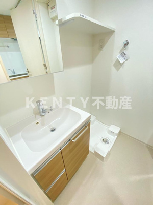 【洗面所】 | リテラス蒲田 | 広い洗面スペース