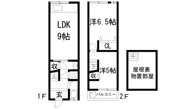 【間取り】 | 安倉西4丁目テラスハウス