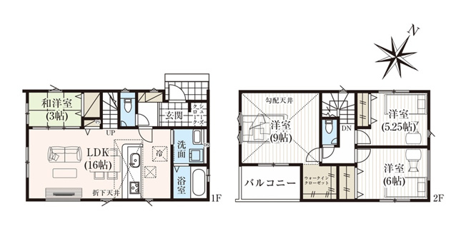 【間取り】 | 志木市下宗岡4丁目　新築一戸建住宅　全1棟　(志木本店) | ファミリーに嬉しい4LDKのゆとりある住空間。