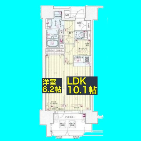 プレサンス丸の内リラティの間取り