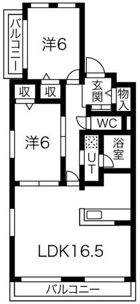 クリスタルスクエアの間取り