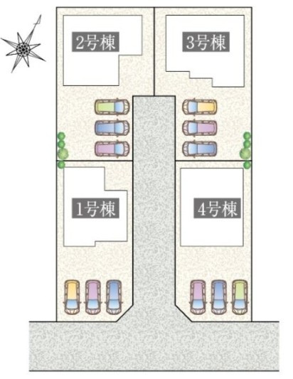 【区画図】 | 富士市今泉Ⅴ　新築戸建て　4号棟