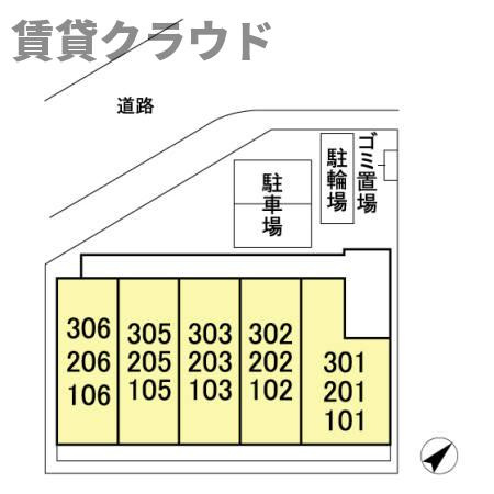 レーヴの区画図
