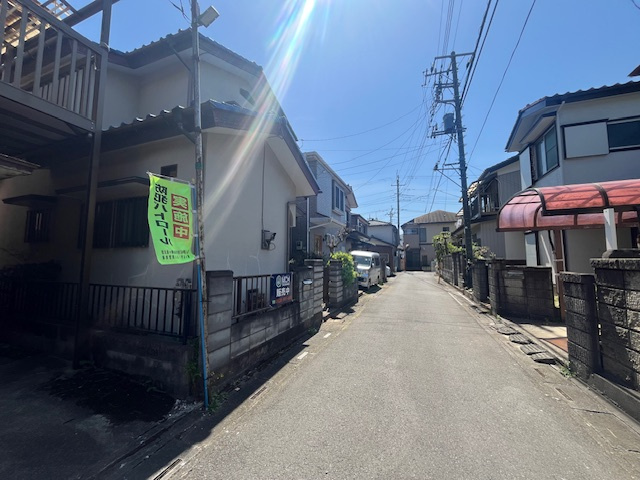 鶴ヶ島市鶴ヶ丘　中古一戸建　東武東上線　鶴ヶ島の前面道路含む現地写真