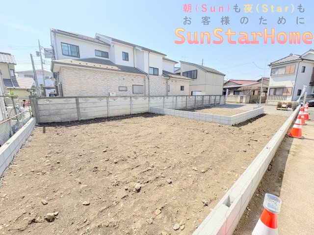 【サンスターホーム】福生市熊川　駅近新築戸建1号棟の外観