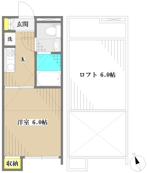 【間取り】 | カーザ・チェレステ