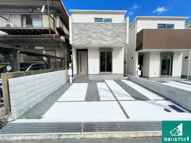 亀岡市余部町天神又　第6期　新築一戸建ての外観|周辺は落ち着いた街並みの住宅地！子育てがしやすい住環境です！
