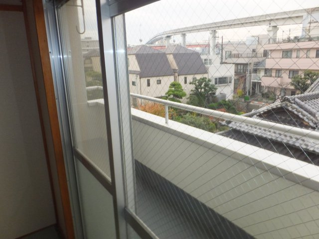 RGハイツIIのバルコニー
