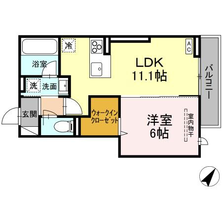 TORISIA向中野　Ⅳの間取り