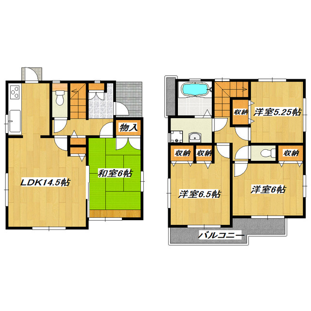篠崎３丁目戸建の間取り|４ＬＤＫの戸建です。